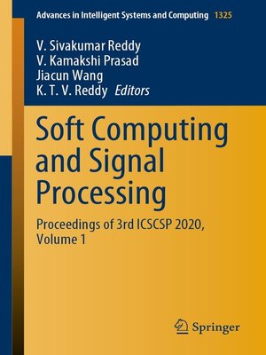 cover image of Soft Computing and Signal Processing